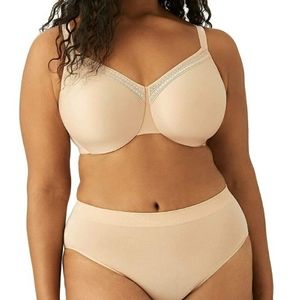 Wacoal Perfect Primer Convertible Contour Bra Sz-34DD Sand Nude